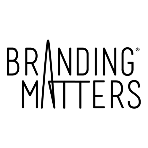 Logotipo de Branding Matters, aliado estratégico de COMCE Sur, especializado en identidad corporativa, posicionamiento de marca y comunicación estratégica para empresas exportadoras en México. Imagen institucional de colaboración empresarial.