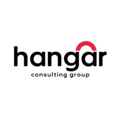 Logotipo de Hangar Consulting Group, aliado estratégico de COMCE Sur, enfocado en consultoría empresarial, innovación y transformación digital para el comercio exterior en México. Imagen institucional de colaboración estratégica.